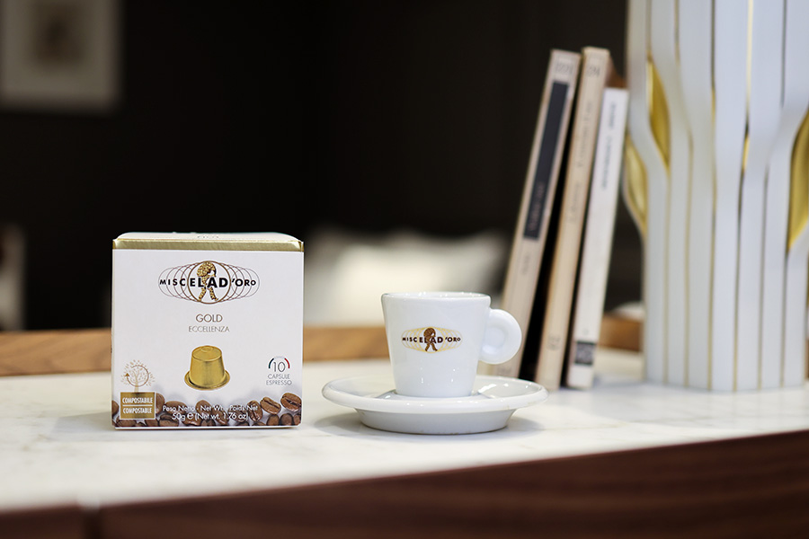 Capsule caffè Oro compostabili compatibili Nespresso